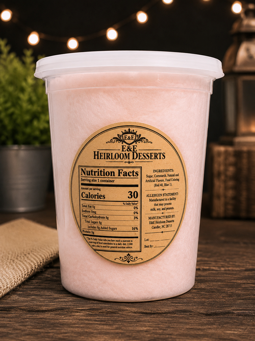 Pink Vanilla Sugar Heirloom Cotton Candy 32 oz Tub