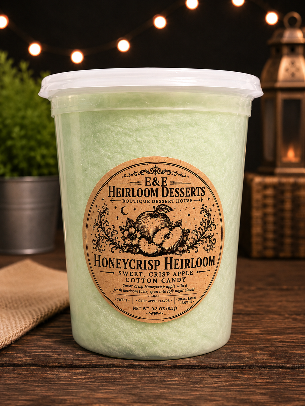 Honeycrisp Heirloom Cotton Candy 32 ounce tub