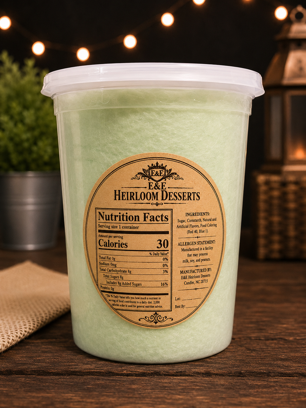 Honeycrisp Heirloom Cotton Candy 32 ounce tub