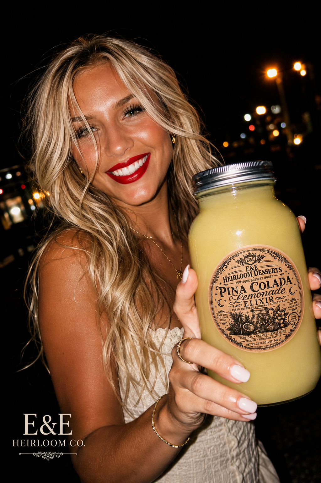 Pina Colada Lemonade Elixir | Heirloom Lemonade Concentrate • 32 oz